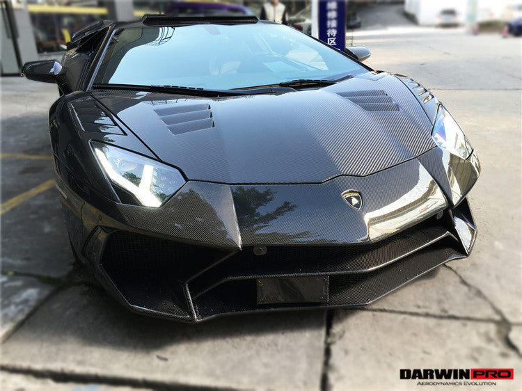 DarwinPRO 2011-2021 Lamborghini Aventador LP700 LP740 Coupe Roadster BKSS Style Carbon Fiber Front Fender