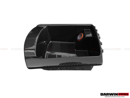 Cubierta interior de fibra de carbono DarwinPRO estilo OEM para caja de almacenamiento | Lamborghini Gallardo 2004-2014