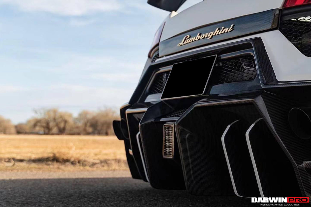 Parachoques trasero estilo BKSS para Lamborghini Gallardo DarwinPRO 2009-2014
