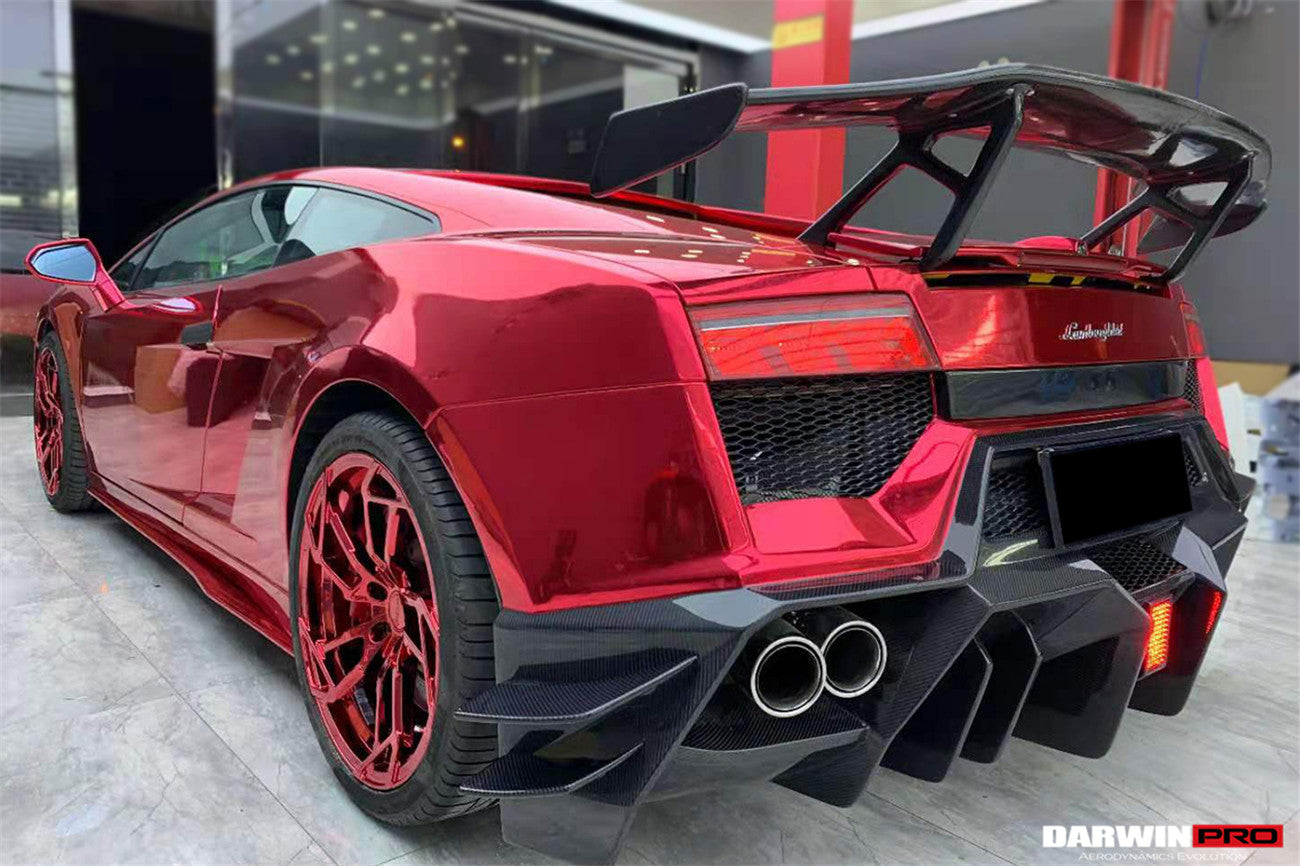 Parachoques trasero estilo BKSS para Lamborghini Gallardo DarwinPRO 2009-2014