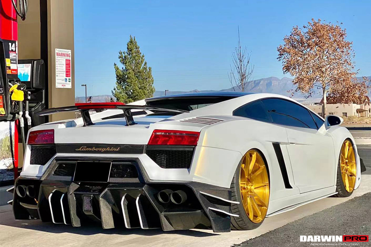 Parachoques trasero estilo BKSS para Lamborghini Gallardo DarwinPRO 2009-2014