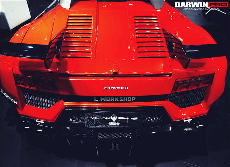 DarwinPRO 2009-2014 Lamborghini Gallardo Coupe Only IRON Style Trunk Spoiler