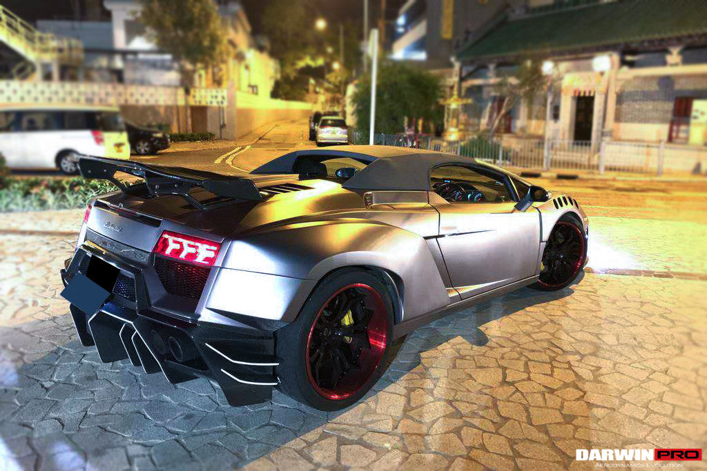 DarwinPRO IRON Style Wide Full Body Kit | 2004-2008 Lamborghini Gallardo Spyder