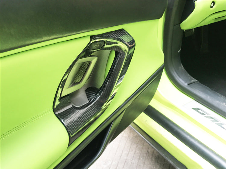 DarwinPRO Carbon Fiber Door Handles | 2004-2014 Lamborghini Gallardo