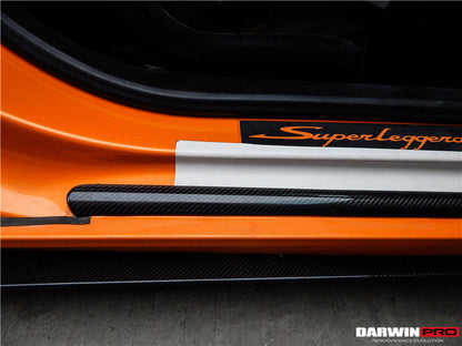 DarwinPRO Carbon Fiber Door Sills Steps Cover | 2004-2008 Lamborghini Gallardo