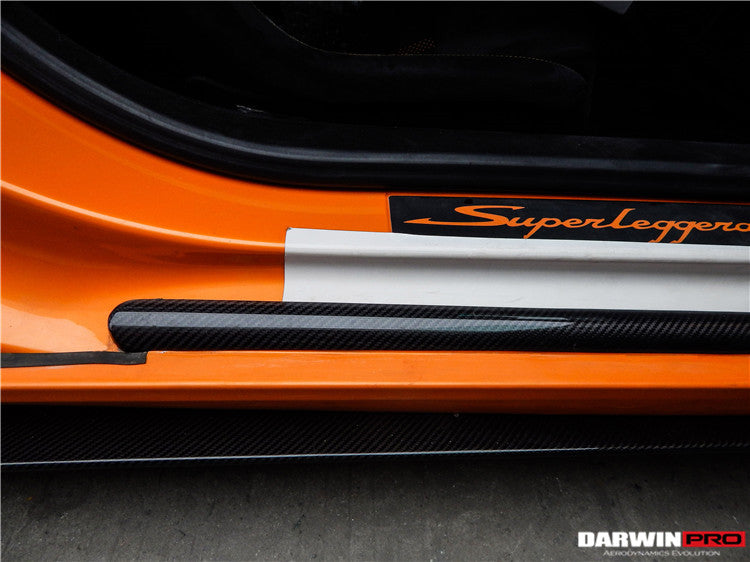 DarwinPRO Carbon Fiber Door Sills Steps Cover | 2004-2008 Lamborghini Gallardo