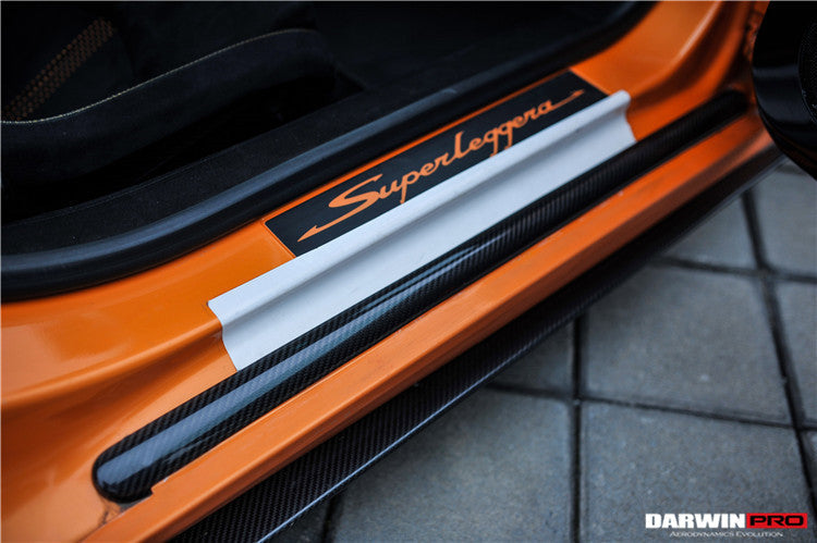 DarwinPRO Carbon Fiber Door Sills Steps Cover | 2004-2008 Lamborghini Gallardo