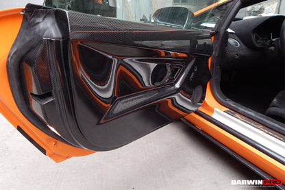 DarwinPRO Carbon Fiber Inner Door Panels | 2004-2014 Lamborghini Gallardo Coupe