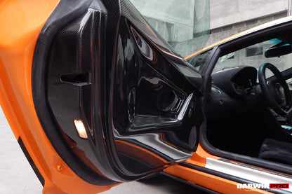 DarwinPRO Carbon Fiber Inner Door Panels | 2004-2014 Lamborghini Gallardo Coupe