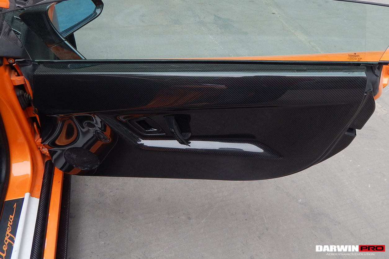 DarwinPRO Carbon Fiber Inner Door Panels | 2004-2014 Lamborghini Gallardo Coupe