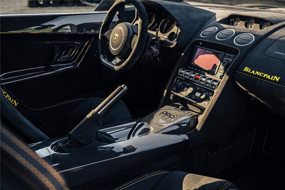 DarwinPRO OEM Style Carbon Fiber Center Console | 2004-2014 Lamborghini Gallardo