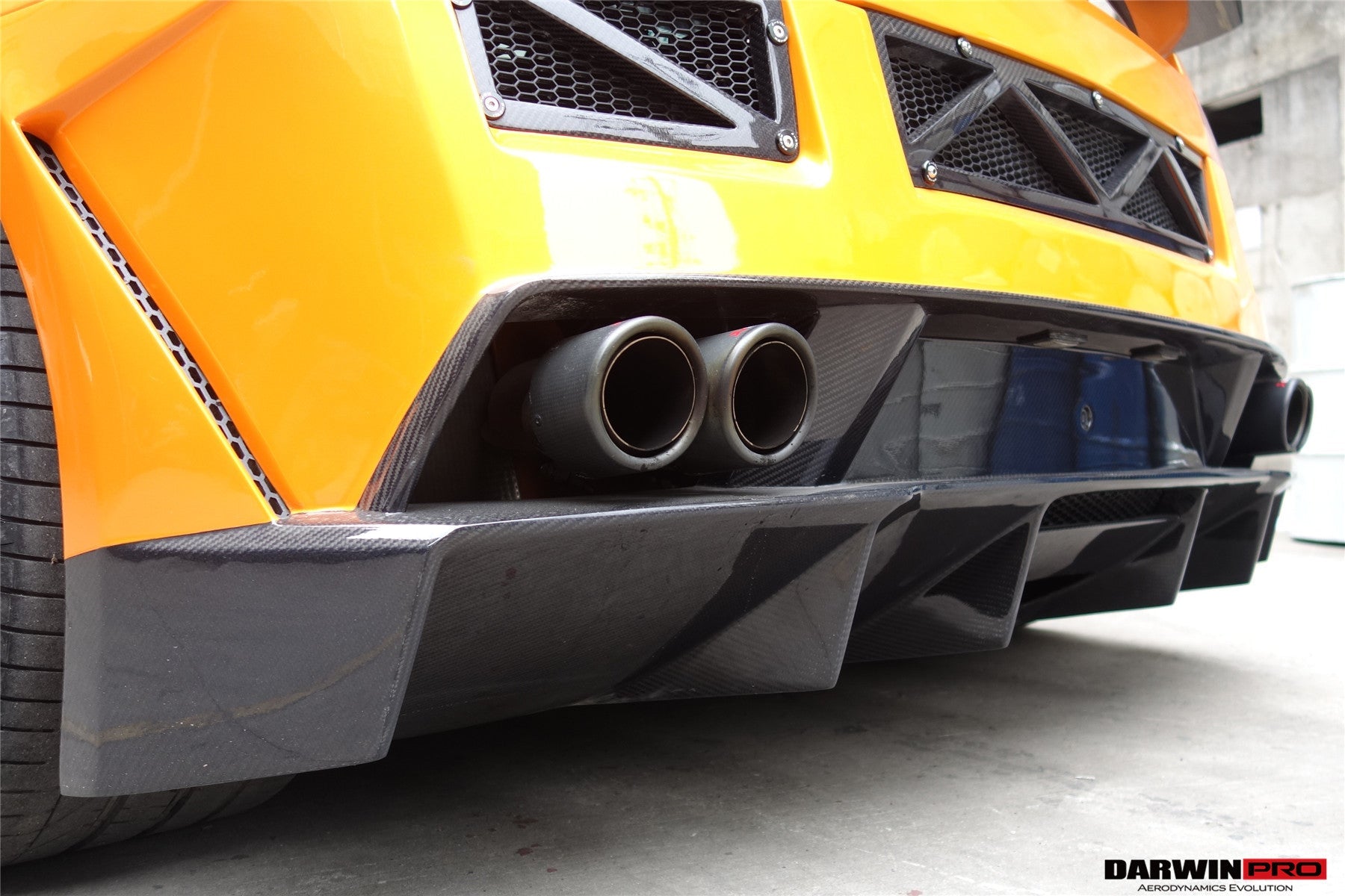 DarwinPRO VF Style Rear Bumper | 2004-2008 Lamborghini Gallardo