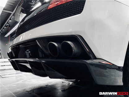 DarwinPRO 2009-2014 Lamborghini Gallardo SA Carbon Fiber Rear Diffuser Lip | Fits LP550, LP560, LP570