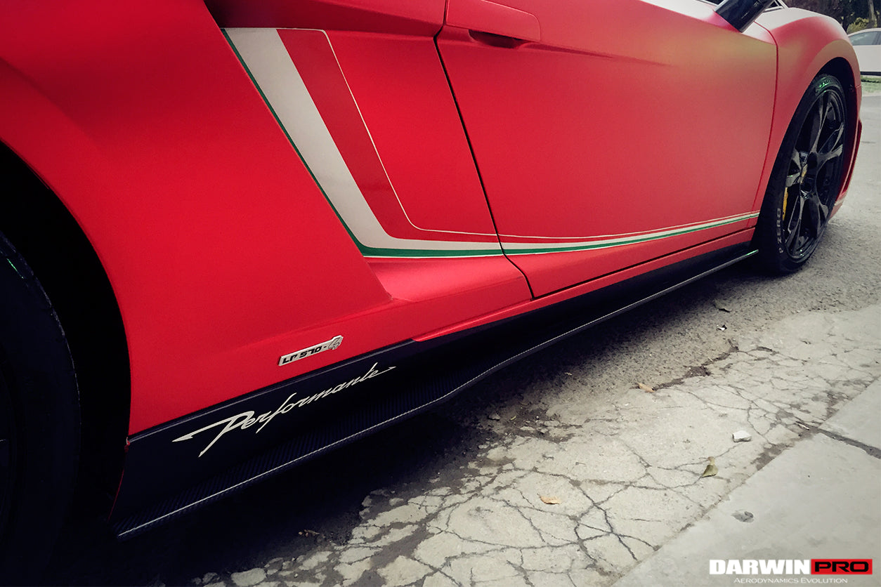 Faldones laterales DarwinPRO para Lamborghini Gallardo LP570 (2004-2014)