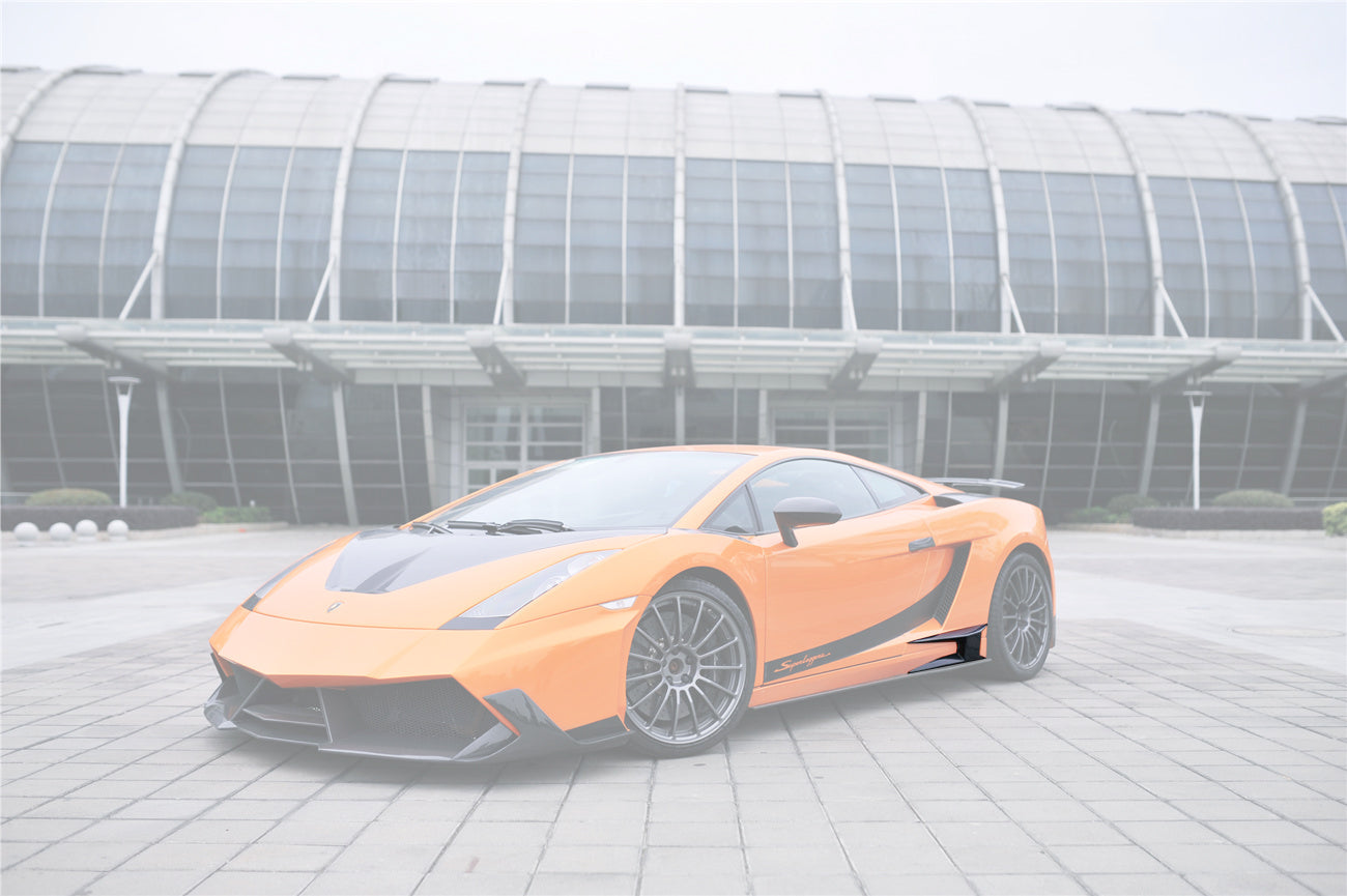 DarwinPRO BKSS Style Side Skirts Winglets | 2004-2014 Lamborghini Gallardo