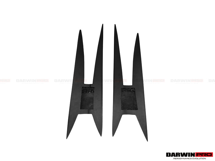 DarwinPRO BKSS Style Side Skirts Winglets | 2004-2014 Lamborghini Gallardo