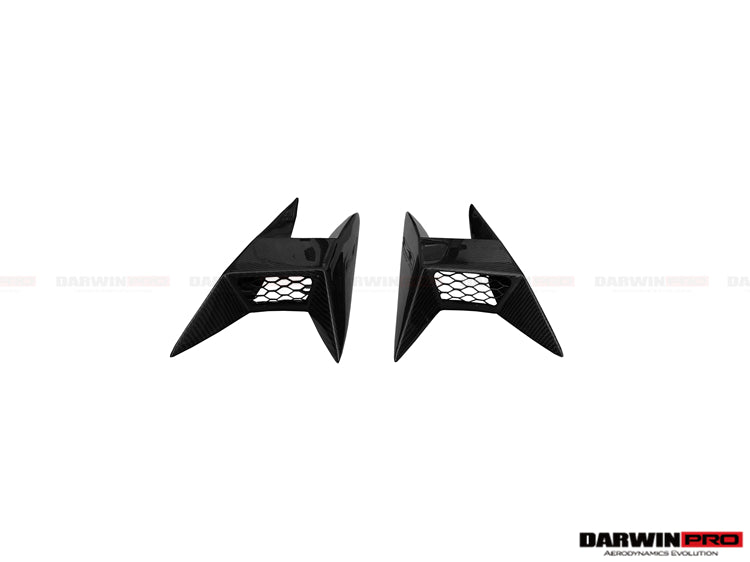 DarwinPRO BKSS Style Side Skirts Winglets | 2004-2014 Lamborghini Gallardo