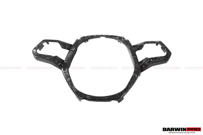 Embellecedor central de fibra de carbono autoclave para volante de Lamborghini Huracan LP610, LP580 y EVO (2015-2023) de DarwinPRO