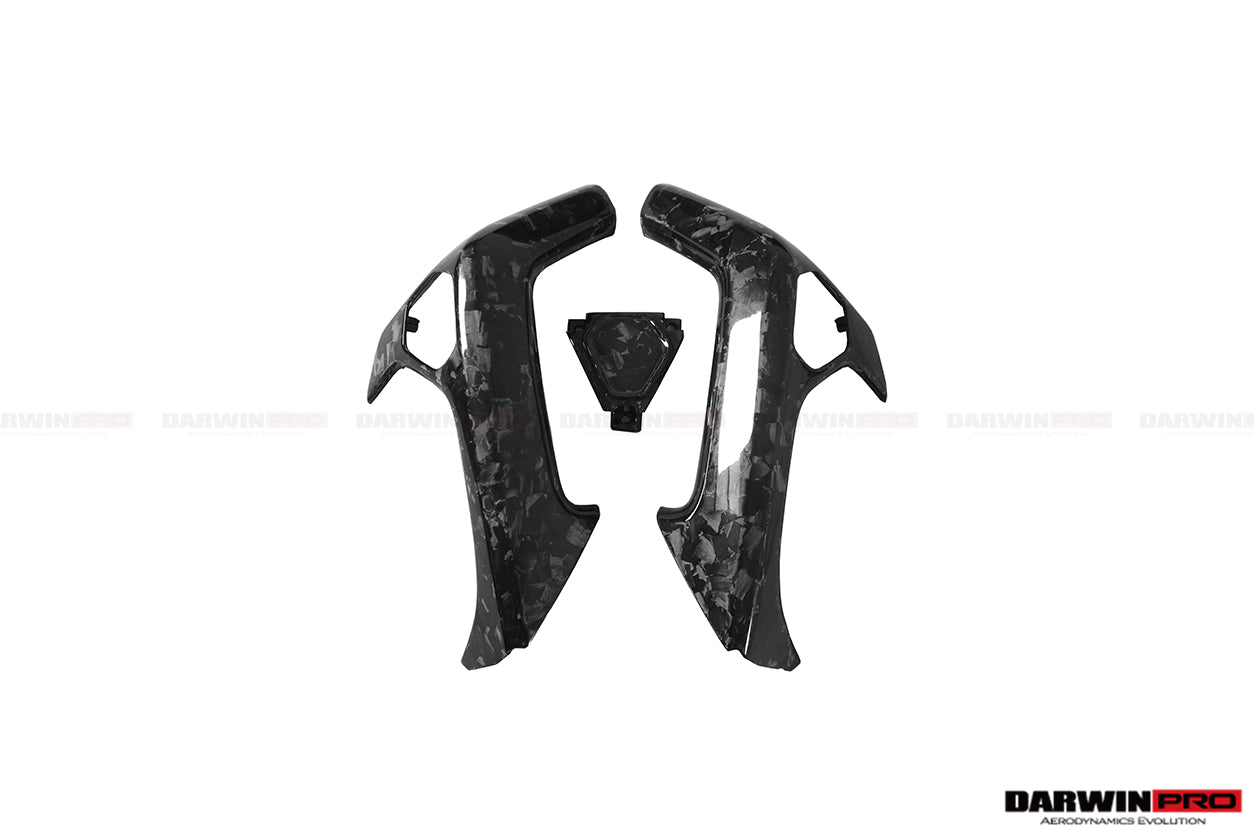 Manija de puerta de fibra de carbono autoclave DarwinPRO para Lamborghini Huracan LP610, LP580 y EVO (2015-2023)