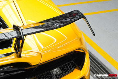 Alerón de carbono seco estilo AD para Lamborghini Huracan EVO DarwinPRO 2019-2025