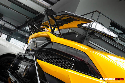 Alerón de carbono seco estilo AD para Lamborghini Huracan EVO DarwinPRO 2019-2025