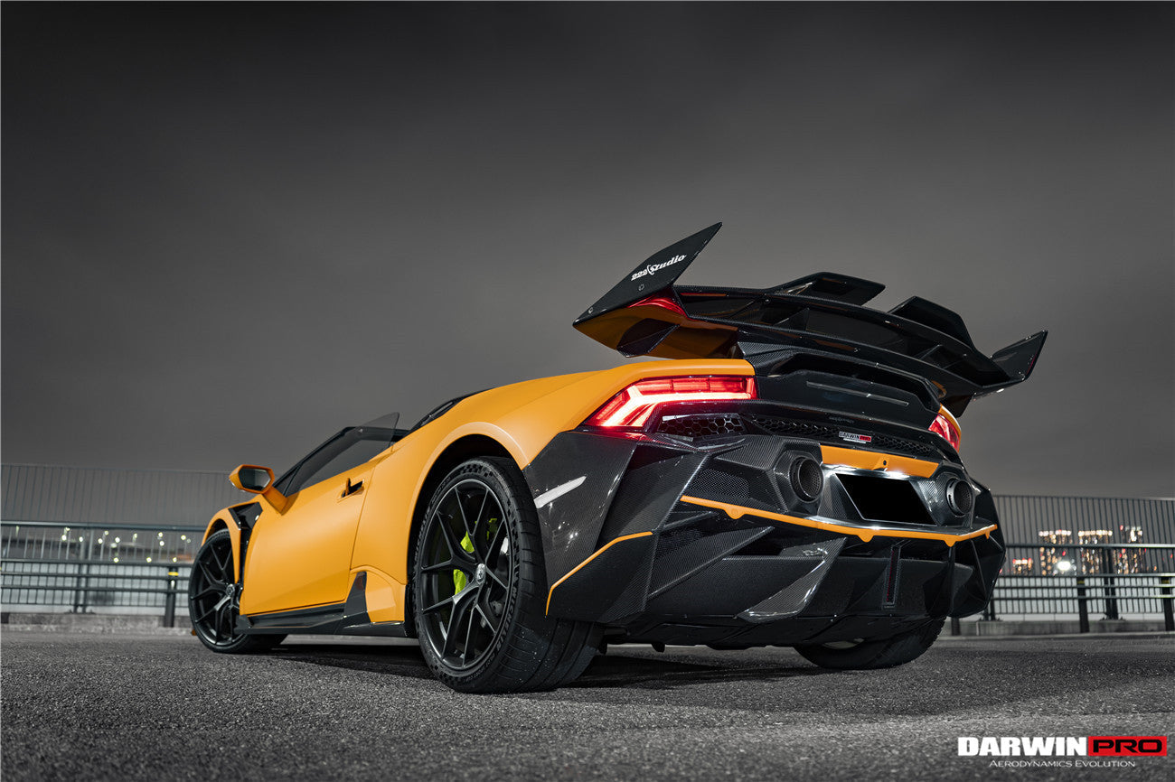Parachoques trasero DarwinPRO estilo BKSSII para Lamborghini Huracan LP610 y LP580 (2015-2019)