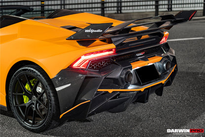 Parachoques trasero DarwinPRO estilo BKSSII para Lamborghini Huracan LP610 y LP580 (2015-2019)