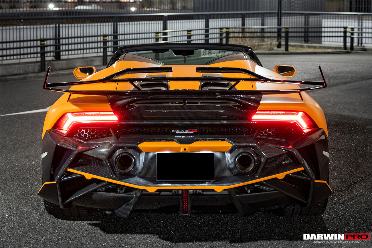 Parachoques trasero DarwinPRO estilo BKSSII para Lamborghini Huracan LP610 y LP580 (2015-2019)