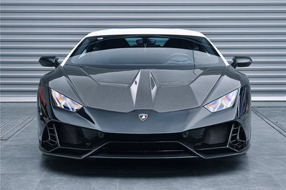 DarwinPRO 2015-2025 Lamborghini Huracan LP610 & LP580 & EVO & Tecnica EVO-4WD Style Partial Carbon Front Bumper