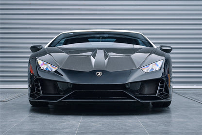 DarwinPRO 2015-2025 Lamborghini Huracan LP610 & LP580 & EVO & Tecnica EVO-4WD Style Partial Carbon Front Bumper