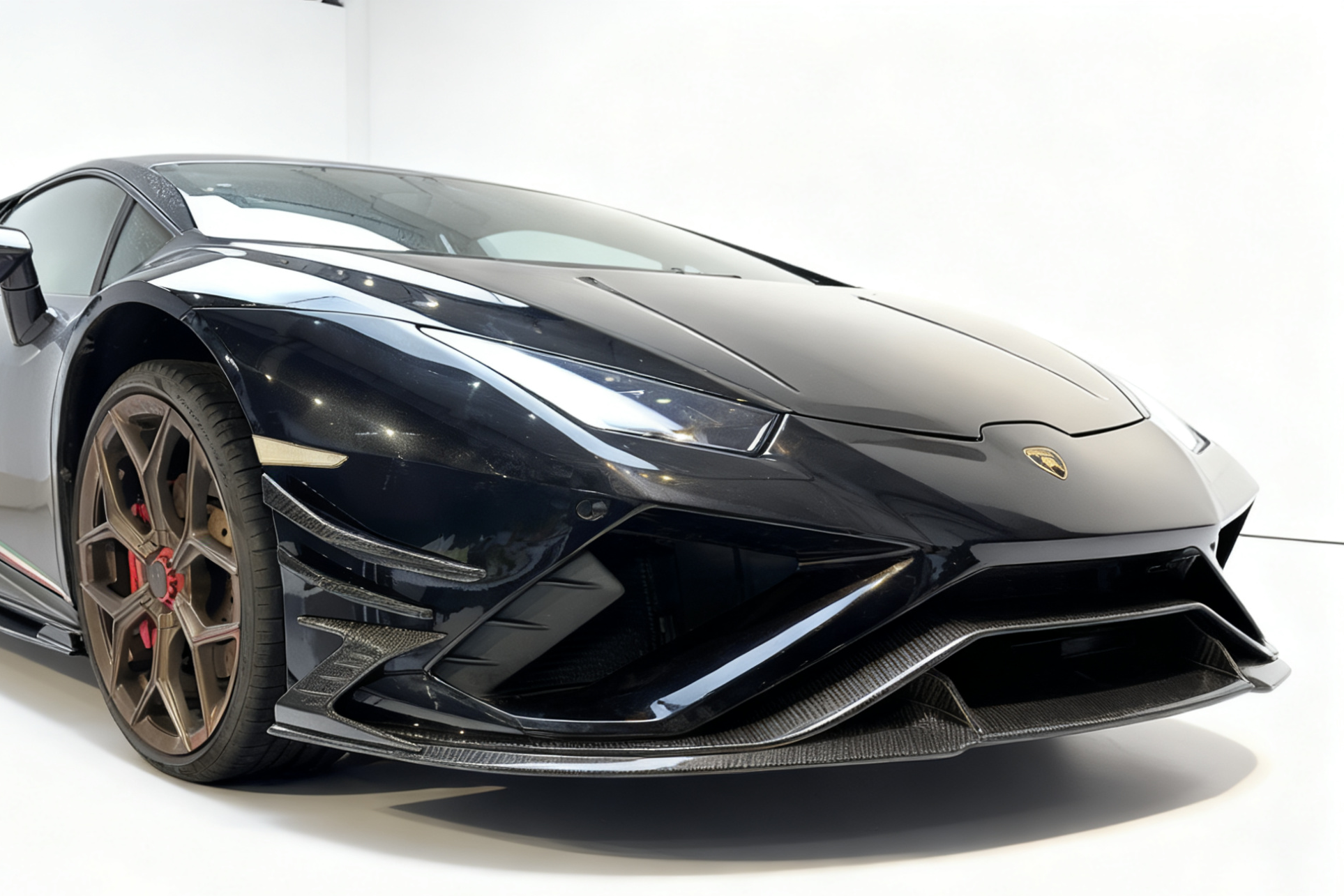DarwinPRO 2019-2025 Lamborghini Huracan EVO RWD ADV2 Style Dry Carbon Front Lip