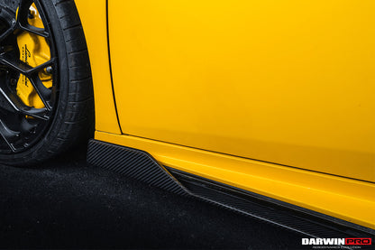 DarwinPRO 2019-2023 Lamborghini Huracan EVO OD Style Dry Carbon Side Skirts Under Board