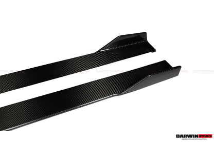 DarwinPRO 2019-2023 Lamborghini Huracan EVO OD Style Dry Carbon Side Skirts Under Board