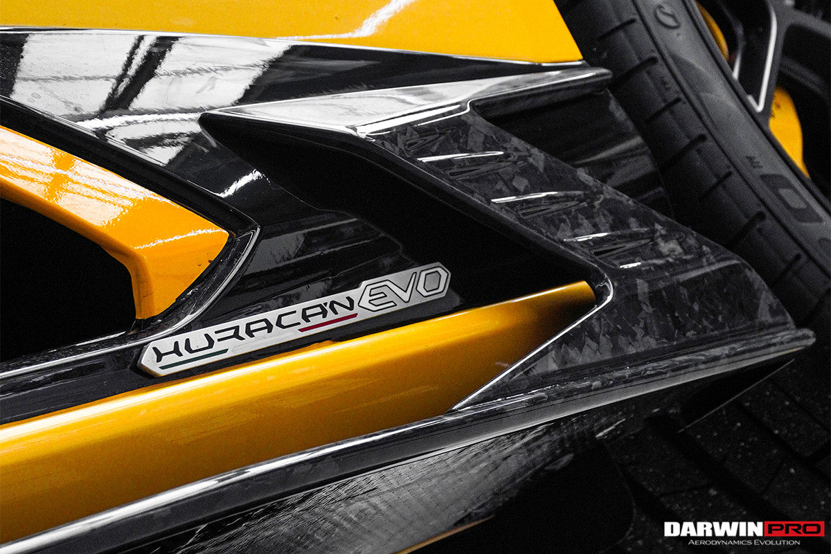 Faldones laterales de carbono autoclave estilo DarwinPRO ADV2 | Lamborghini Huracán EVO 2019-2025