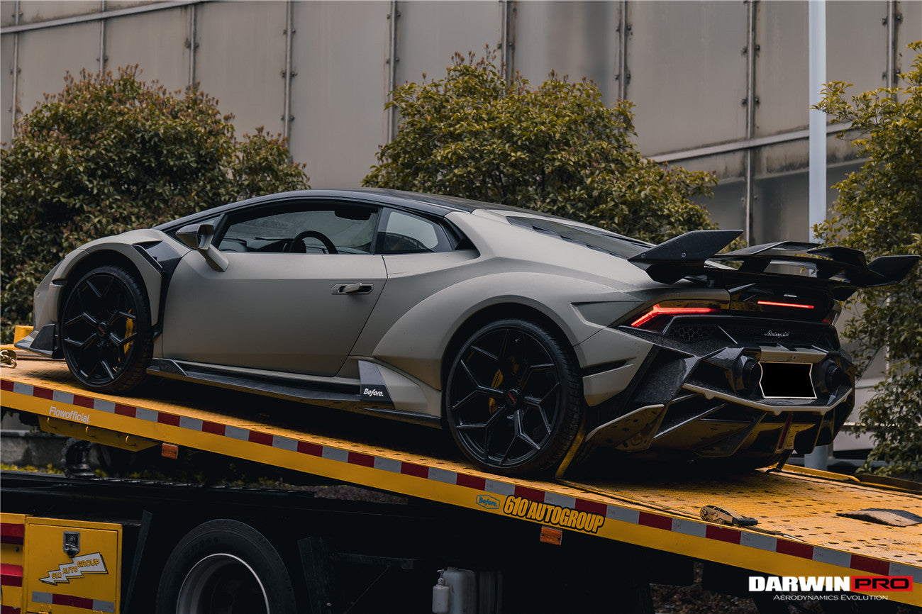 Parachoques trasero DarwinPRO estilo BKSSII para Lamborghini Huracan LP610 y LP580 (2015-2019)