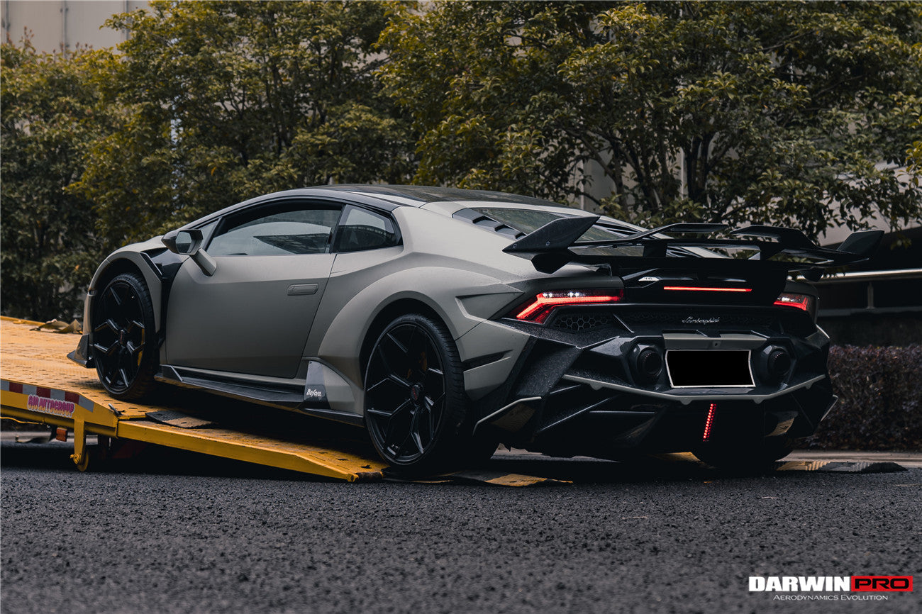 Parachoques trasero DarwinPRO estilo BKSSII para Lamborghini Huracan LP610 y LP580 (2015-2019)