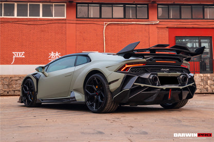 Parachoques trasero DarwinPRO estilo BKSSII para Lamborghini Huracan LP610 y LP580 (2015-2019)