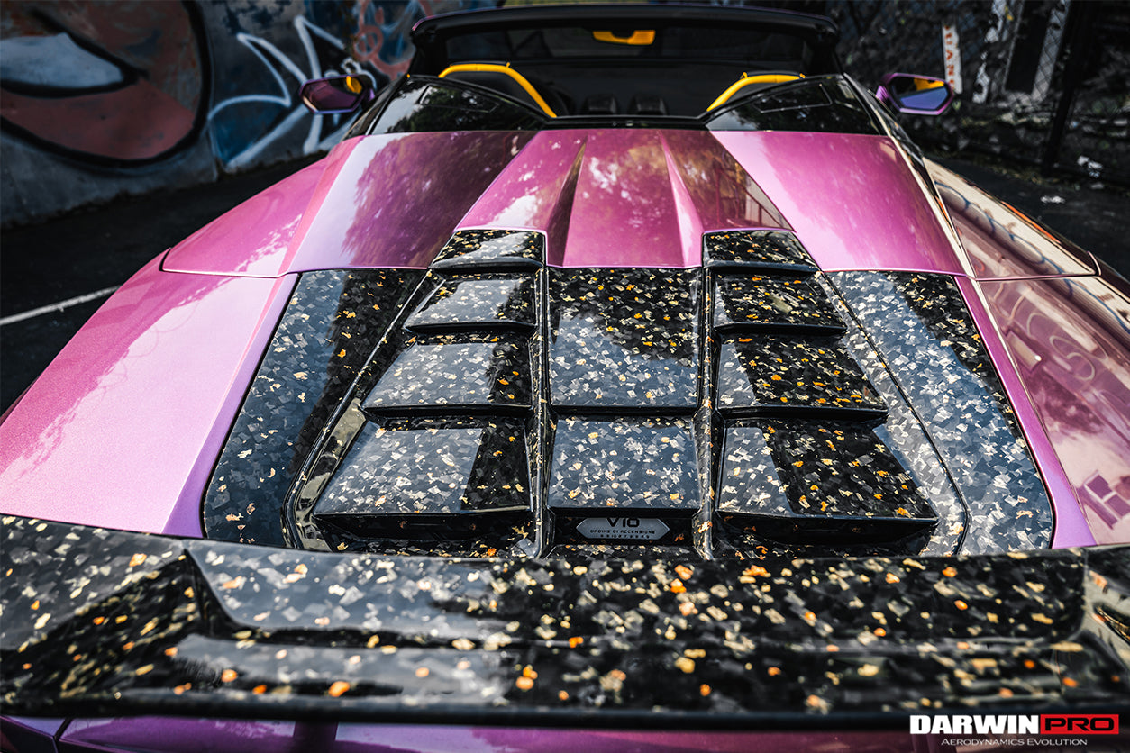 DarwinPRO OD Style Dry Carbon Engine Trunk Hood | 2019-2023 Lamborghini Huracan EVO Spyder