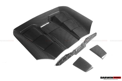 DarwinPRO OD Style Dry Carbon Engine Trunk Hood | 2019-2023 Lamborghini Huracan EVO Spyder