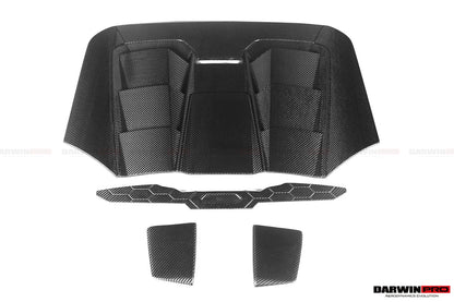 DarwinPRO OD Style Dry Carbon Engine Trunk Hood | 2019-2023 Lamborghini Huracan EVO Spyder