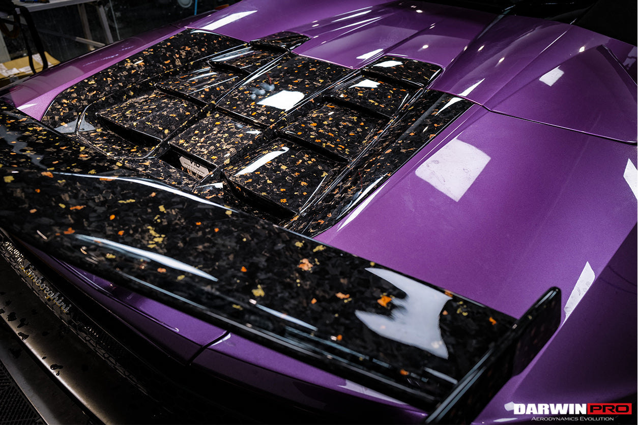 DarwinPRO OD Style Dry Carbon Engine Trunk Hood | 2019-2023 Lamborghini Huracan EVO Spyder