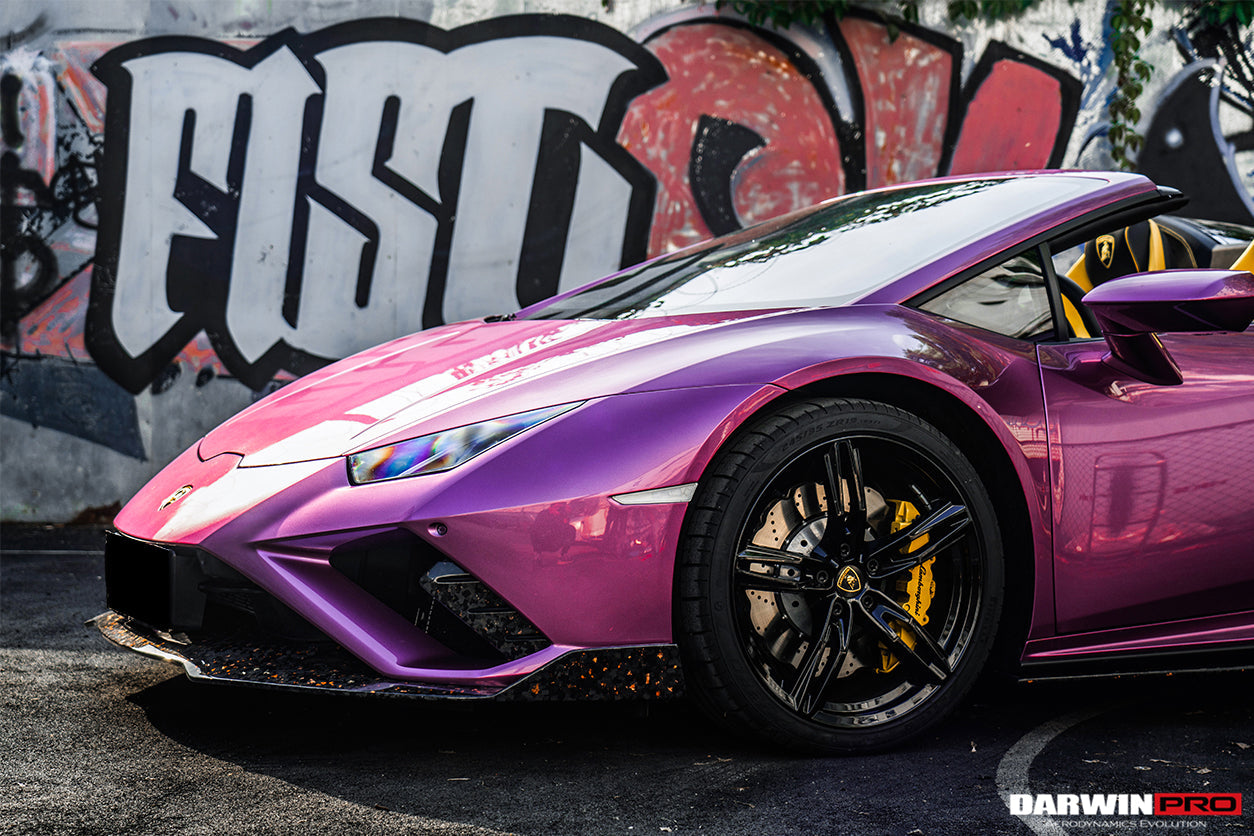 Faldón delantero de fibra de carbono estilo DarwinPRO OD | Lamborghini Huracán EVO RWD 2019-2023