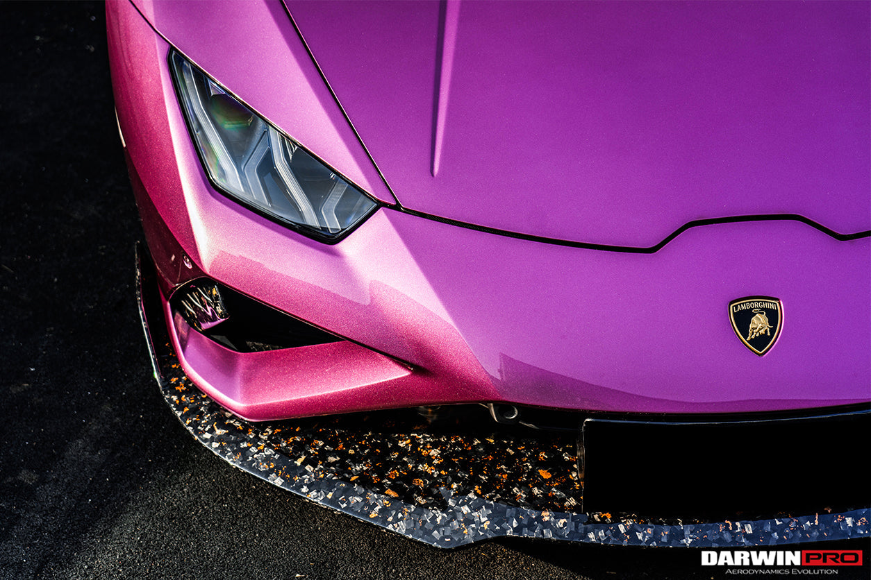 Faldón delantero de fibra de carbono estilo DarwinPRO OD | Lamborghini Huracán EVO RWD 2019-2023