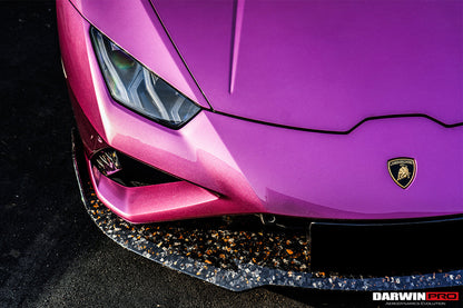 Faldón delantero de fibra de carbono estilo DarwinPRO OD | Lamborghini Huracán EVO RWD 2019-2023