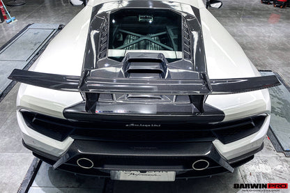 DarwinPRO 2015-2020 Lamborghini Huracan LP610 & LP580 Performante Style Carbon Fiber Spoiler Wing