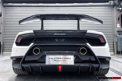 DarwinPRO 2015-2020 Lamborghini Huracan LP610 & LP580 Performante Style Carbon Fiber Spoiler Wing