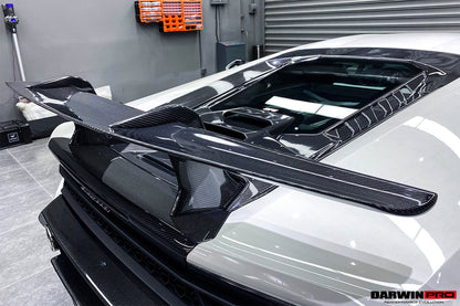 DarwinPRO 2015-2020 Lamborghini Huracan LP610 & LP580 Performante Style Carbon Fiber Spoiler Wing