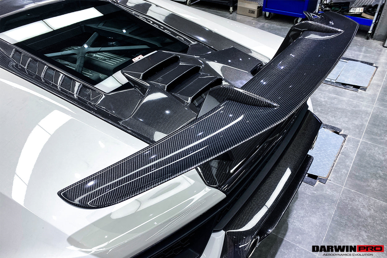 DarwinPRO 2015-2020 Lamborghini Huracan LP610 & LP580 Performante Style Carbon Fiber Spoiler Wing