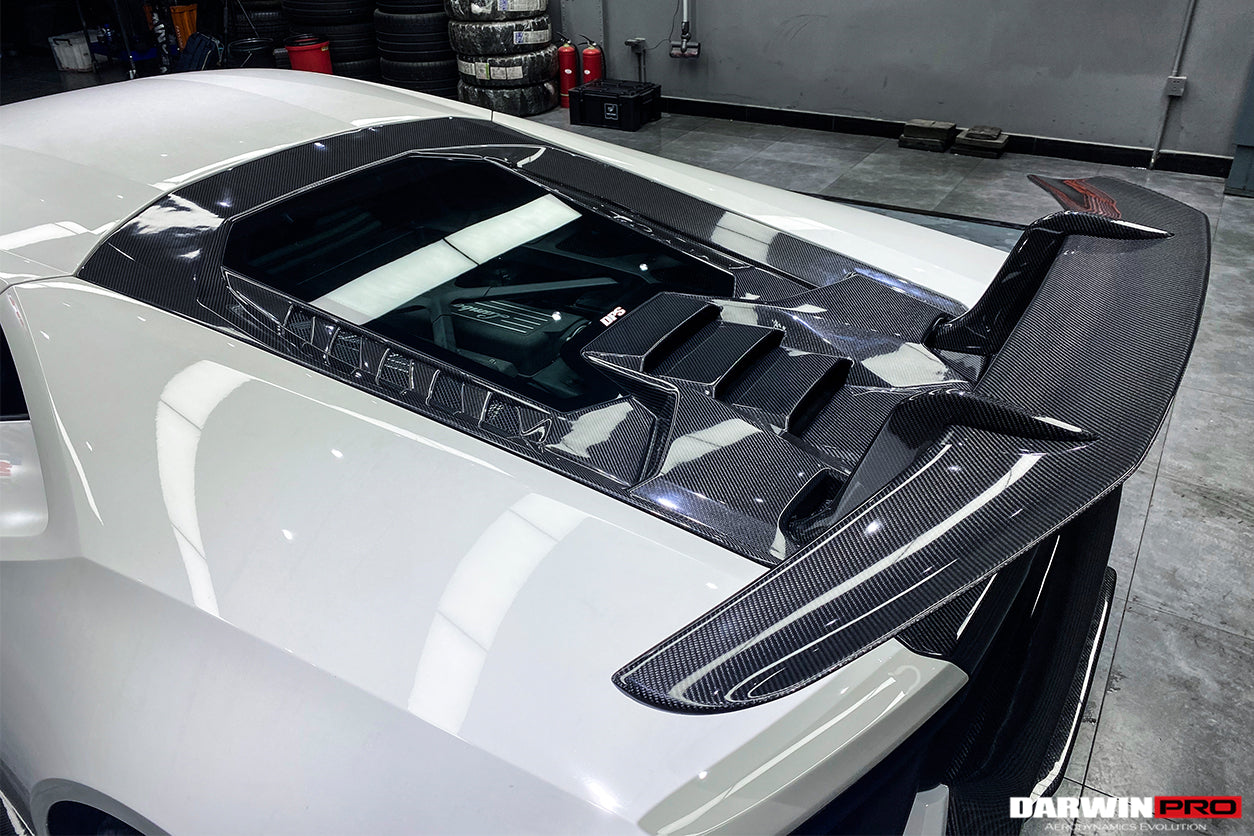DarwinPRO 2015-2020 Lamborghini Huracan LP610 & LP580 Performante Style Carbon Fiber Spoiler Wing