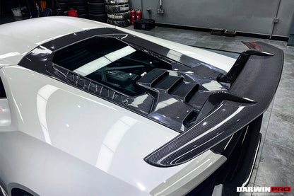 DarwinPRO 2015-2020 Lamborghini Huracan LP610 & LP580 Performante Style Carbon Fiber Spoiler Wing